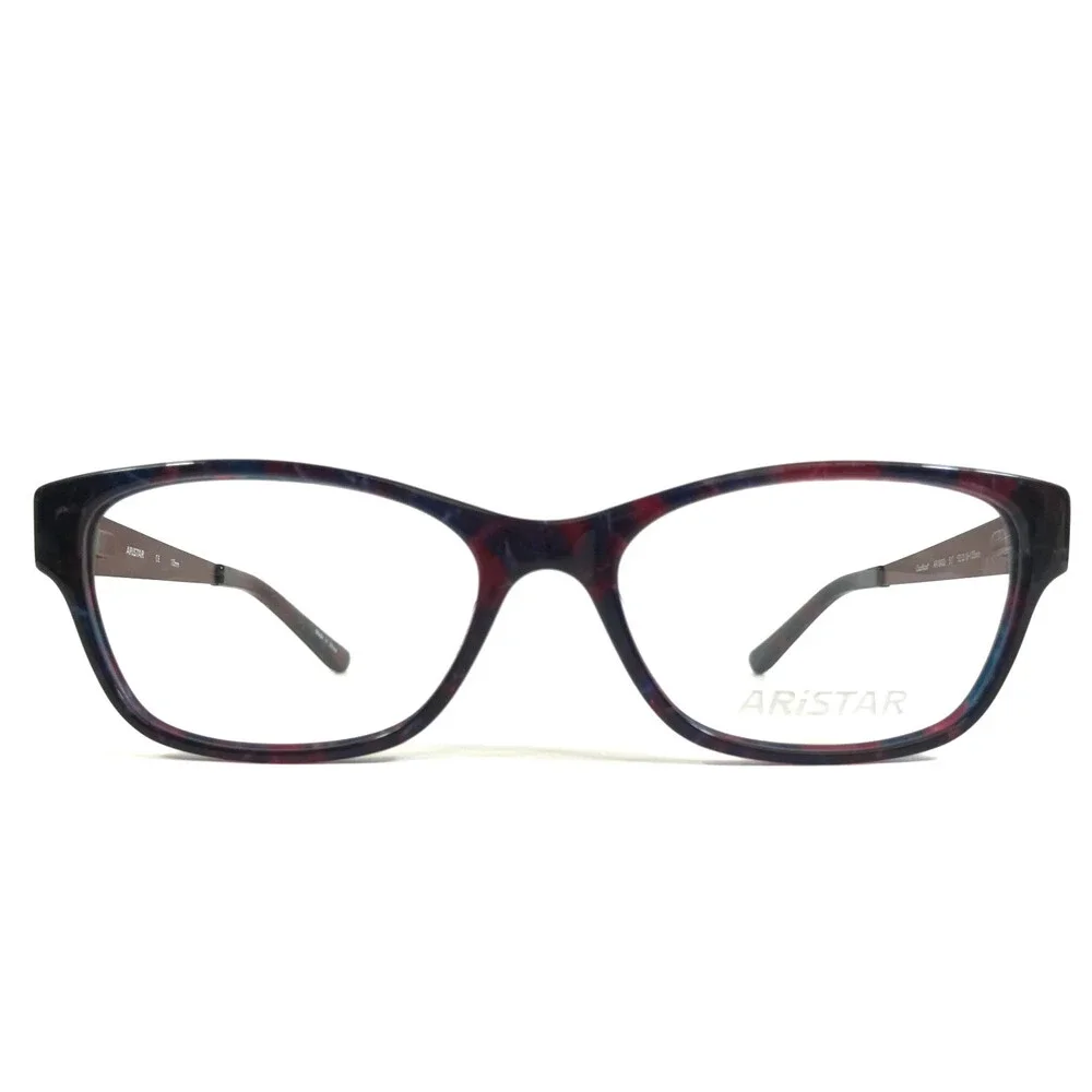 Aristar Eyeglasses Frames AR18433 517 Blue Red Tortoise Cat Eye 53-16-135